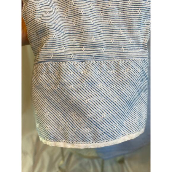 JB Holt Shirt Button Up Contrast Cuffs Blue Performance Stretch Size XL - Picture 7 of 10